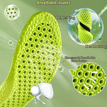 Memory Foam Einlegesohlen Sport Atmungsaktiv Weich Dämpfung
