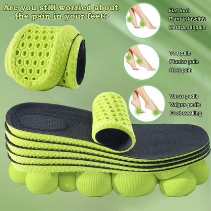 Memory Foam Sport Einlegesohlen für Herren und Damen - Atmungsaktiv & Weich - Fußschmerzlinderung & Dämpfung