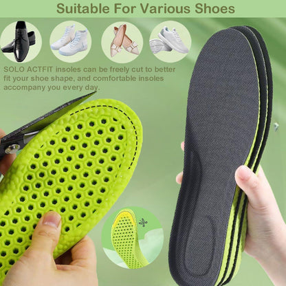 Memory Foam Einlegesohlen Sport Schuheinlagen Damen Herren