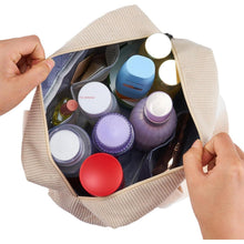 Jiliyote Kulturtasche Cord Damen Groß Grün