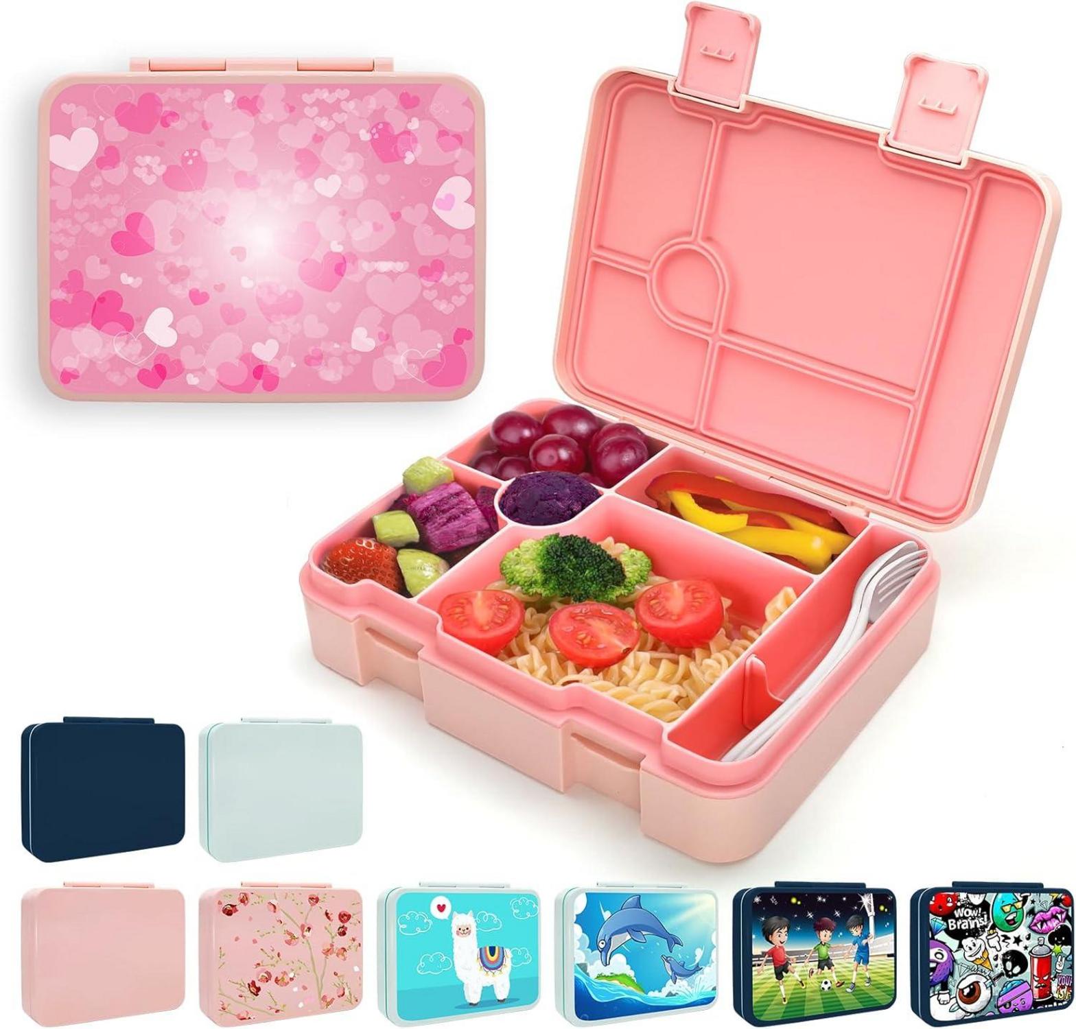Brotdose mit Fächern 1300ml Bento-Box Kinder-Lunchbox Jausenbox