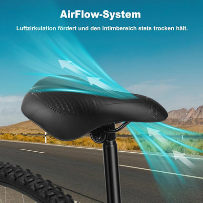 TOPTREK Fahrradsattel Herren Damen Memory-Schaum Bequem City