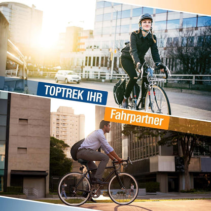 TOPTREK Fahrradsattel Herren Damen Memory-Schaum Bequem City