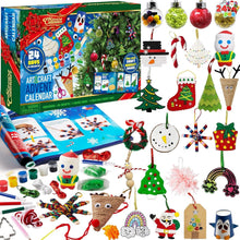 24-tägiger Weihnachts-Kunst- und Bastel-Adventskalender 2023