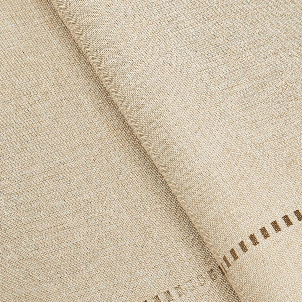 Tischläufer Leinenoptik mit Quasten, beige 30x180cm