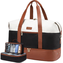 Reisetasche Damen mit Schuhfach & Nassfach, Handgepäck für Flugzeug