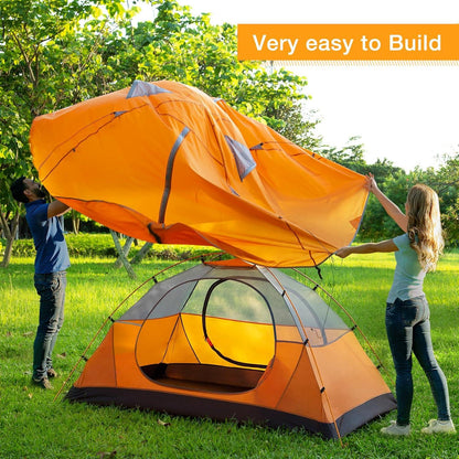Ultraleichtes Camping Zelt Kuppelzelt 2-3 Personen Wasserdicht UV-Schutz