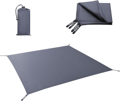 Zeltplane Ultraleicht Wasserdicht Camping Tarp 210x210cm 12 Ösen