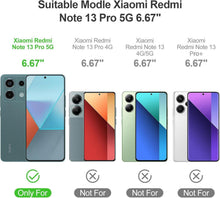 AROYI Xiaomi Redmi Note 13 Pro 5G Lederhülle Wallet Minzgrün