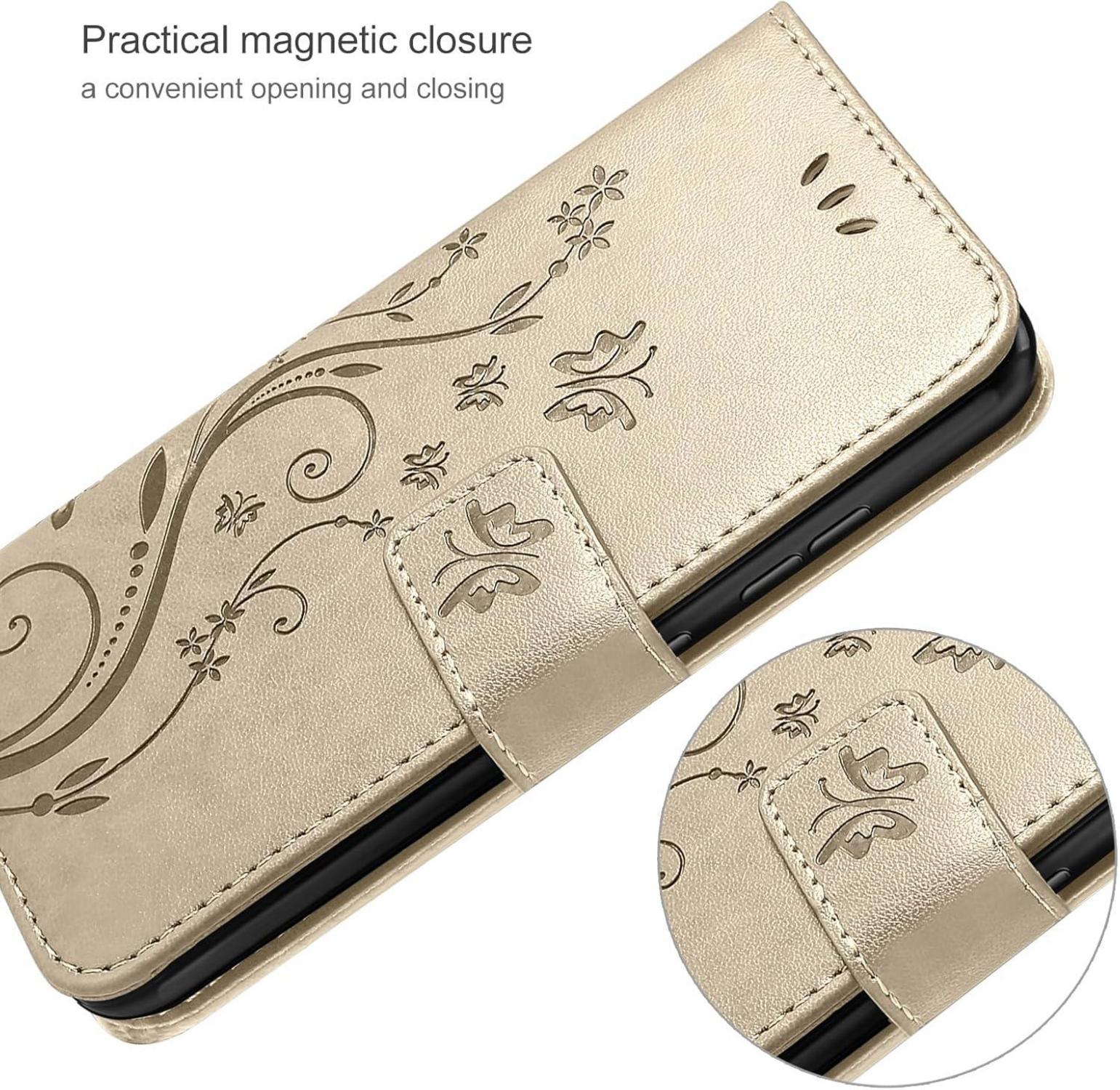 AROYI Wallet Hülle kompatibel mit Xiaomi Redmi Note 13 4G Gold