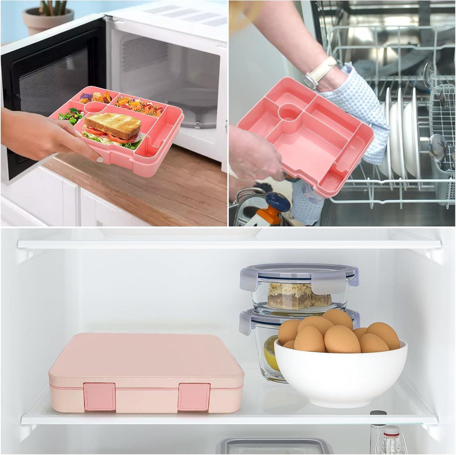 Brotdose Kinder Bento Box Auslaufsicher Lunchbox Mädchen Jungen Kindergarten