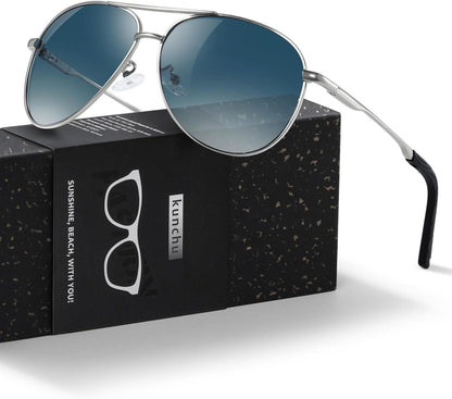 Polarisierte Sonnenbrille UV400-Schutz Unisex Outdoor Schwarz