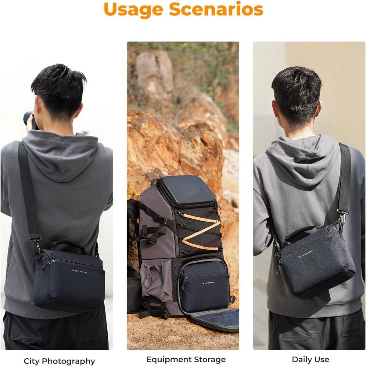 K&F Concept Kamera-Umhängetasche SLR Liner Tasche für Fotografen