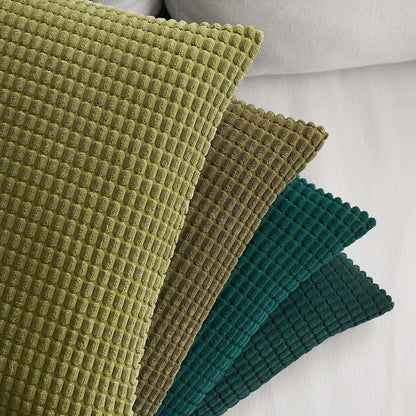 EMEMA Kordsamt Kissenbezug 4er Set Deko Sofakissen 50x50 cm
