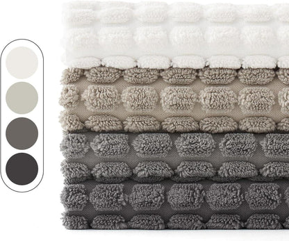 Kordsamt Dekokissenbezug 4er Set Granulat Sofakissen 50x50cm Grau