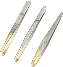 Pinzetten Set Präzisions Pinzettenset Haar-Zupfpinzetten Augenbrauen