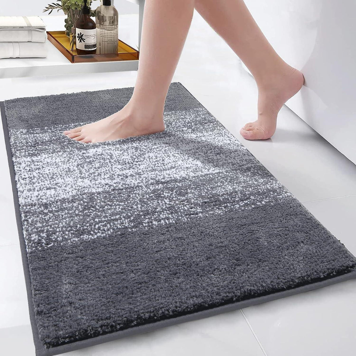 Große Badematte 80x120 cm - Rutschfest & Wasserabsorbierend