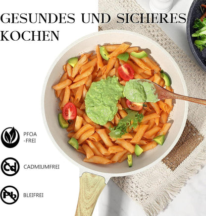 Antihaft Bratpfanne 28 cm Granit Induktion Pfanne PFOS/PFOA-frei