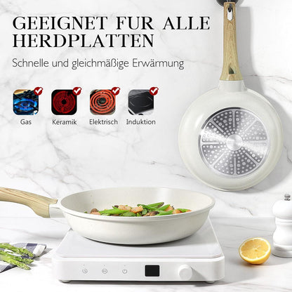 Bratpfanne 28 cm Granit Antihaft Induktion PFOS/PFOA-frei