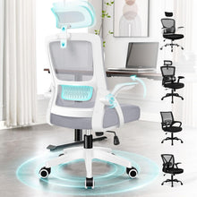 ALFORDSON Büro-Schreibtischstuhl mit Lordosenstütze und