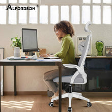 ALFORDSON Büro-Schreibtischstuhl mit Lordosenstütze und
