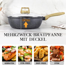 GiPP Granit-Wokpfanne 28cm mit