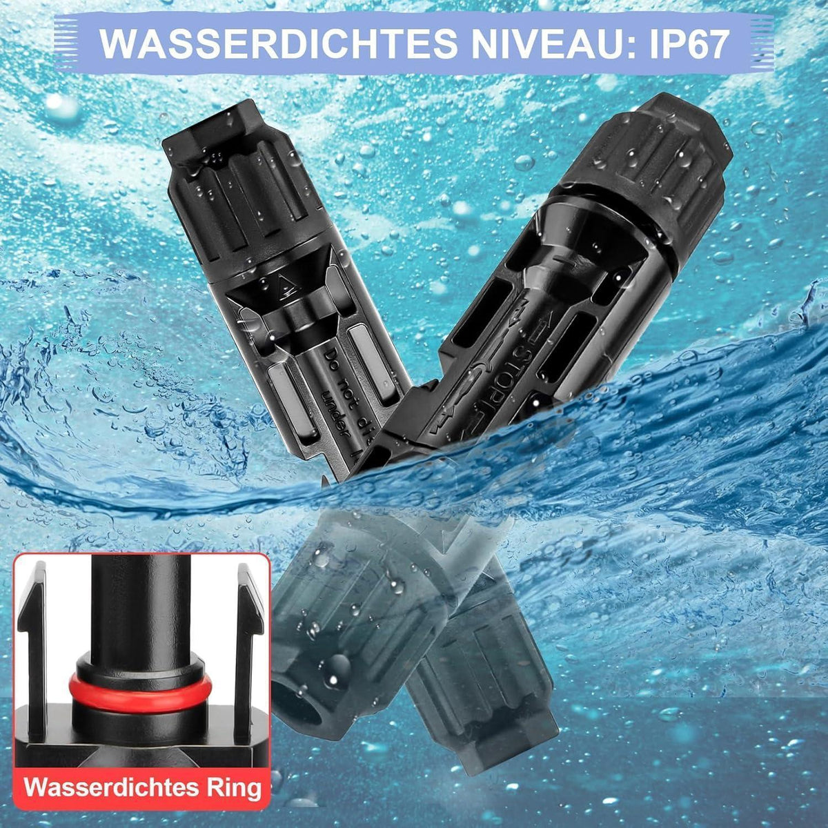 Solar Crimpzange Set für PV Kabel 2.5-6mm² mit Steckern