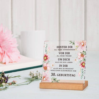 Personalisiertes 30. Geburtstag Holzschild Geschenk Frau 1994 Schwester