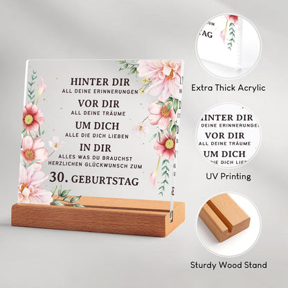 Personalisiertes 30. Geburtstag Holzschild Geschenk Frau 1994 Schwester