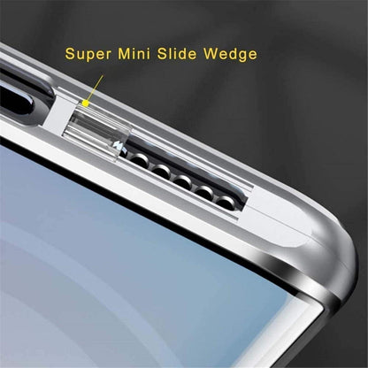 Samsung Galaxy S24+ Hülle Magnetische Adsorption Aluminiumrahmen Glasschutz Grün
