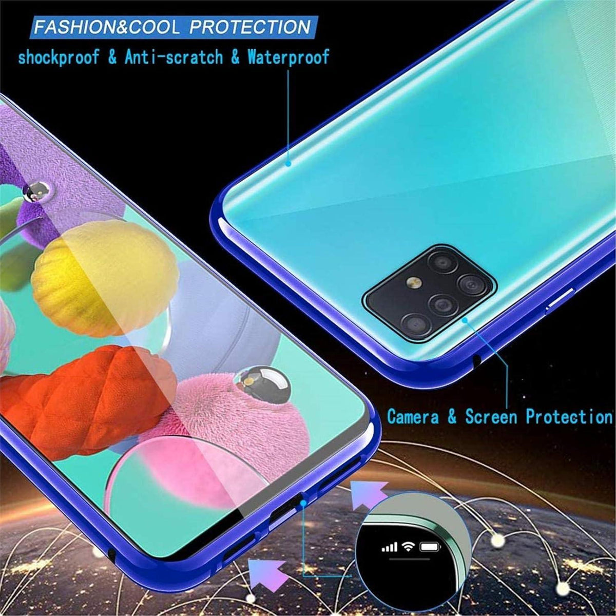 Samsung Galaxy S24+ Hülle: Magnetische Adsorption 360 Grad Schutz