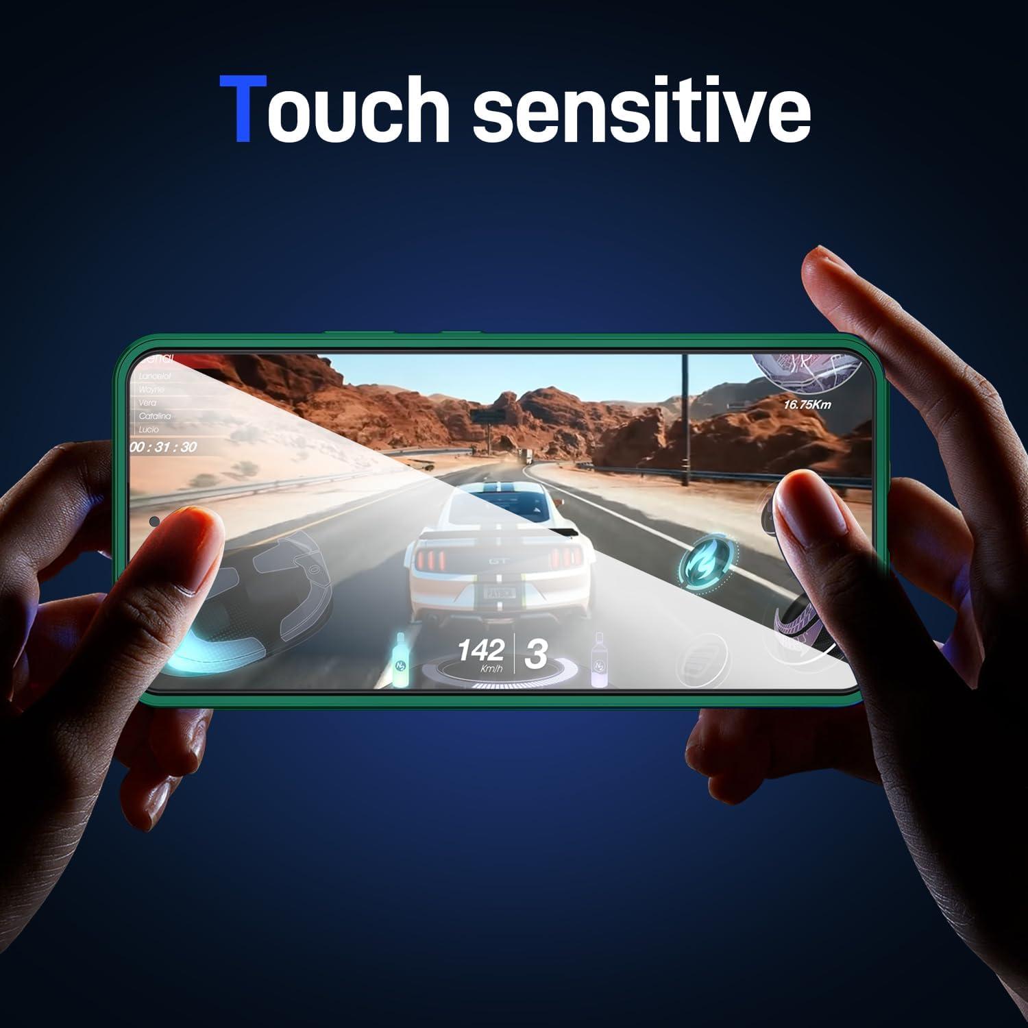 Xiaomi Redmi Note 13 5G Hülle Magnetische Adsorption 360 Grad Schutz Grün