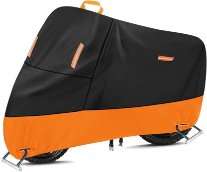 Motorradabdeckung 300D Oxford Outdoor Wasserdicht mit Reflektierenden