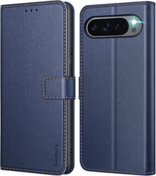 Google Pixel 9 Pro XL Handyhülle Leder Klapphülle mit