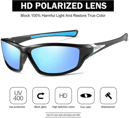 Polarisierte Vintage Sonnenbrille HD-Pilotgläser Outdoor Mode