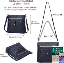 Damen Umhängetasche PU-Leder Crossbody-Tasche verstellbarer Riemen
