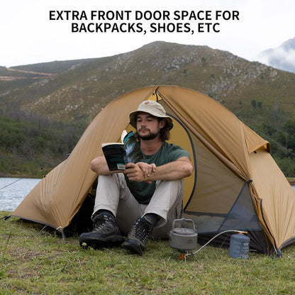 Ultraleichtes Wasserdichtes Kuppelzelt für 1/2 Personen Outdoor Camping Trekking