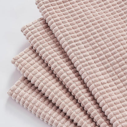 Kissenbezug 50x50 Rosa 4er Set Cord Kordsamt Dekokissen Sofa