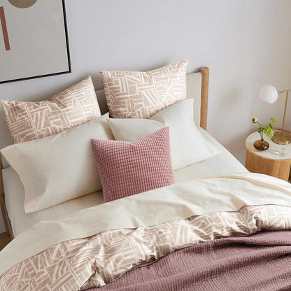 Topfinel Kissenbezug 40x40 Rosa 4er Set Cord Kordsamt Sofa Dekokissenhülle