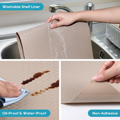 Schubladenmatte Beige Rutschfest Wasserdicht EVA 30x300cm
