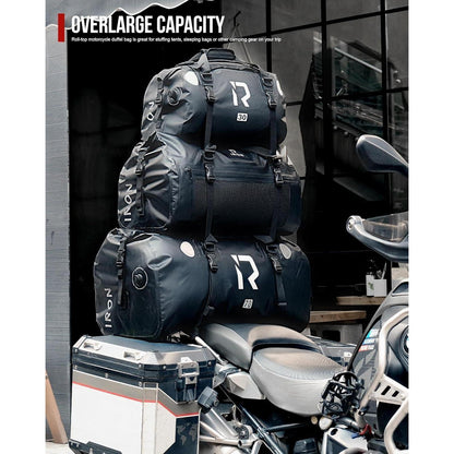 Wasserdichte Motorrad Gepäckrolle 30L – Braun