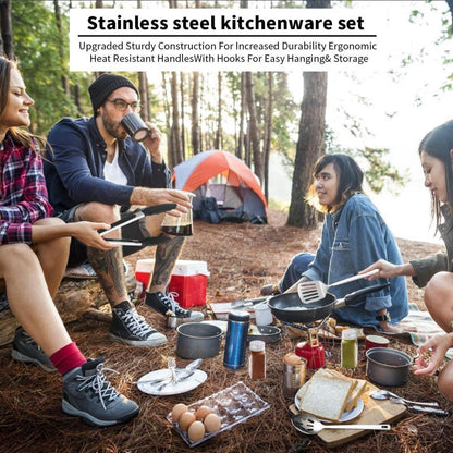 Camping-Kochutensilien-Set für Outdoor-Enthusiasten