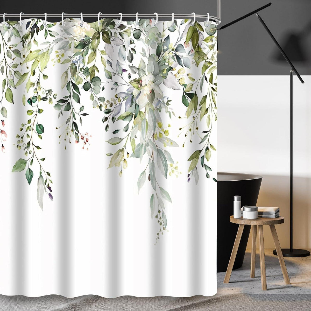 Duschvorhang Wasserdicht 200x240cm Antibakteriell Pflegeleicht