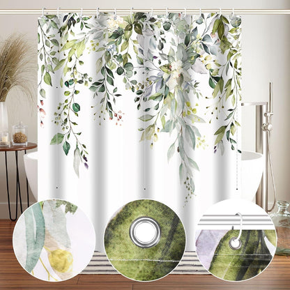 PHANPINT Duschvorhang Anti-schimmel Textil Wasserdicht 200x240cm