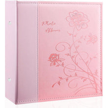 Fotoalbum 10x15 1000 Fotos Rosa in Lederoptik