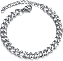 Edelstahl Kandare Armband 3/5/7MM HipHop Rapper 18+5CM