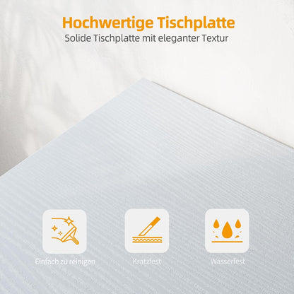 L-förmiger Schreibtisch 100x70cm mit USB & Typ C