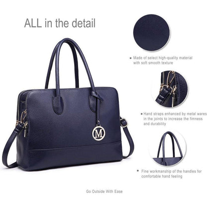 Große Miss Lulu Damen Handtasche PU Leder Retro Style