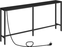 Konsolentisch mit Ladestation und USB-Anschlüssen 160 cm