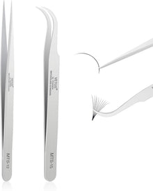 Professionelle Pinzetten Set Wimpernverlängerung Edelstahl Obeyalash